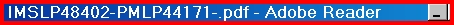 Adobe Reader Title Bar