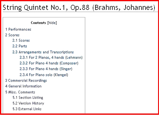 IMSLP Listing for op.88