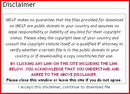 Copyright disclaimer