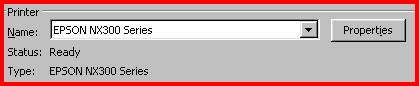 Print box Properties